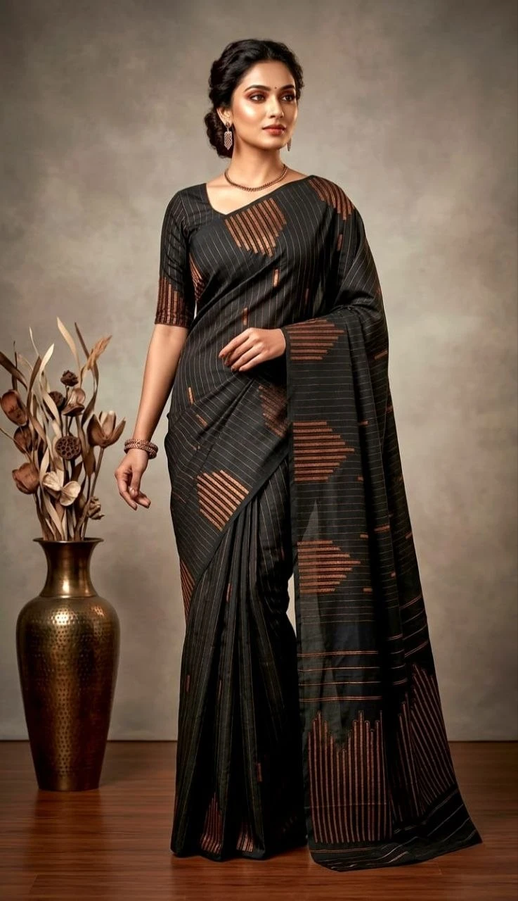 Peacock Green Shimmer Arani Vairaoosi Soft Silk Saree